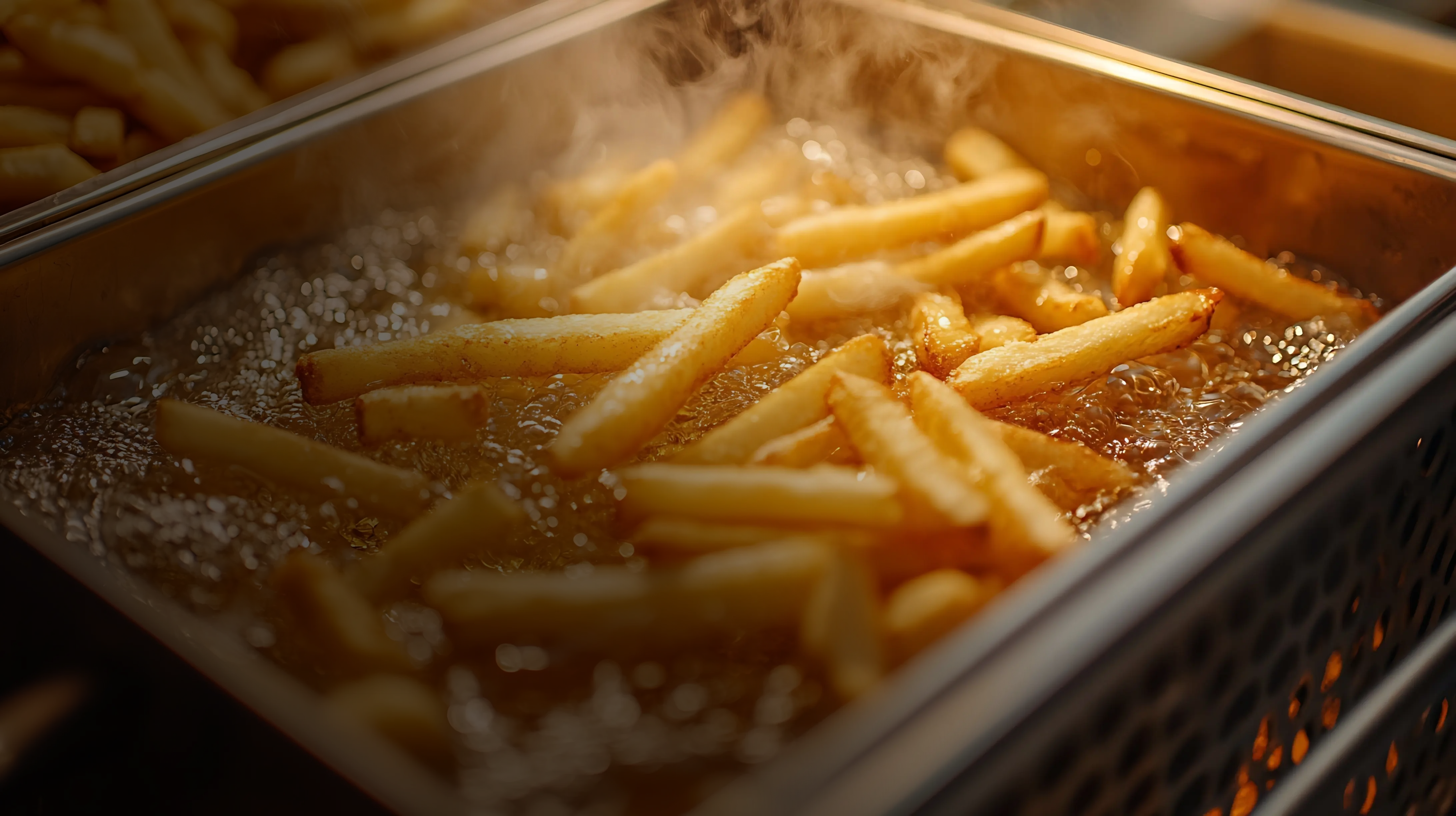 Fries in oil
